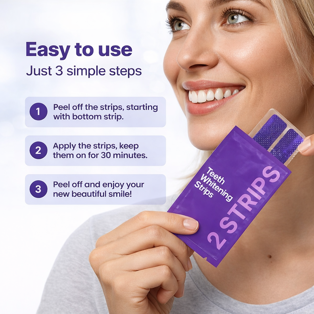 Dentimi Purple Teeth Whitening Strips